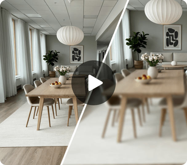 Före och efter bild till film